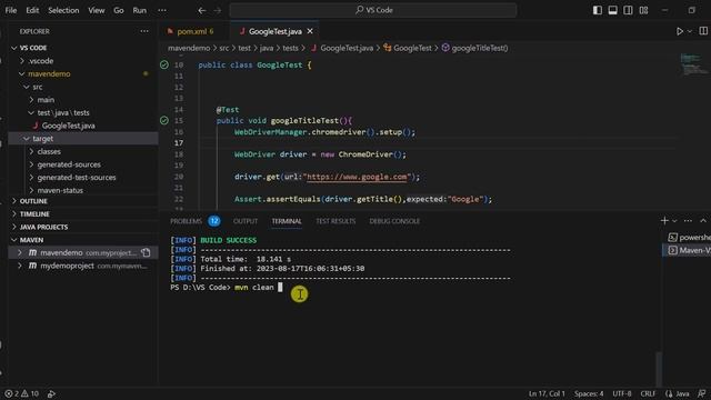 Different ways to run Maven Project in VS Code | Setup and Run Selenium Maven Project in Vs Code