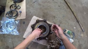 Ремонт передней бортовой Cat 428 ep29