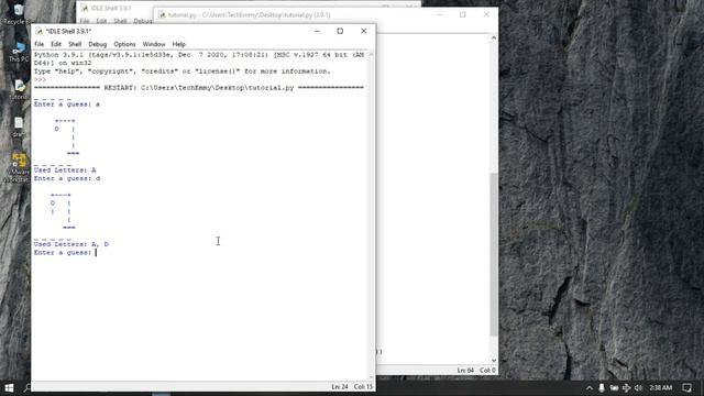 Python for Beginners - Learn how to make the hangman game. смотреть онлайн