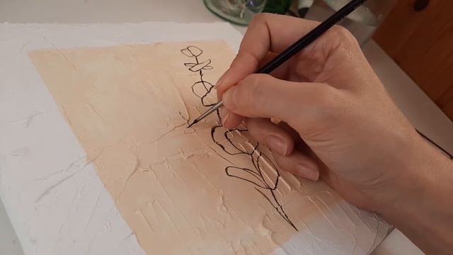 Текстурная  картина для интерьера