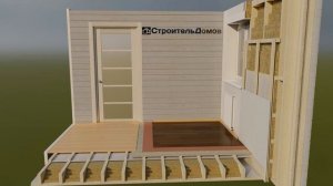 Пирог стены, пола в каркасном доме