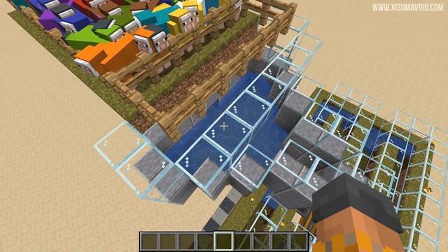 Minecraft 1.14 Fully Automatic Sheep Farm [Easy Tutorial] смотреть онлайн