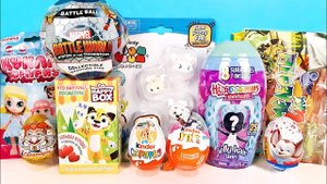 СЮРПРИЗ MIX! MARVEL Funko, Hairdorables, Disney, Барбоскины, Лео и Тиг Unboxing Kinder Surprise