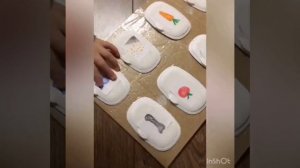 Игры из крышек от влажных салфеток