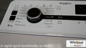 Whirlpool TDLRB 6251BS EU | Felültöltős mosógép bemutató videó