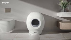 лоток_для_кошек Petgugu_World's_First_Self_Flushing_Smart_Cat_Litter_Box_Toilet