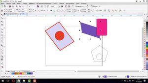 Группировка и разгруппировка объектов в CorelDraw. Перемещение фигур в кореле
