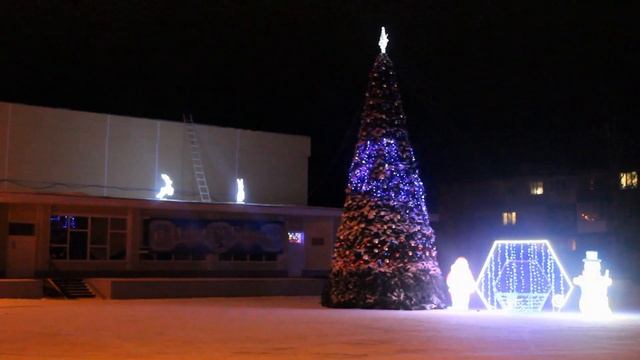 Н Night bike ride to the city of Okulovka =) | Ночная вело покатушка по городу Окуловка 29.12.2019. смотреть онлайн