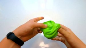 Как сделать слайм из воды и лёгкого пластилина / Рецепты от подписчиков / Слайм без тетрабората