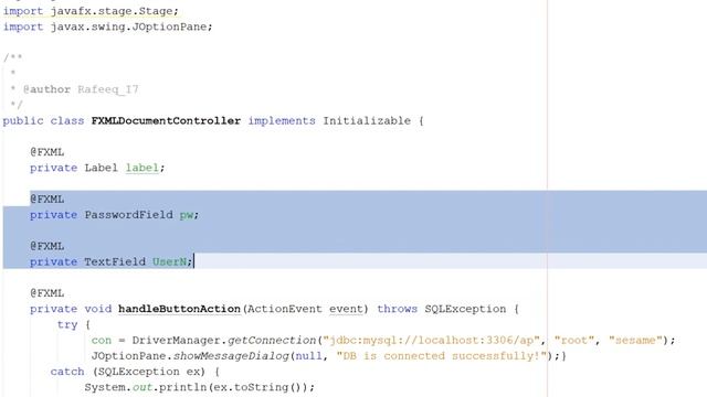 sign up form for login system in scenes builder 2020| Java netbeans