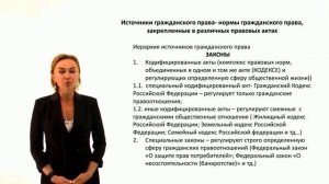 Источники гражданского права