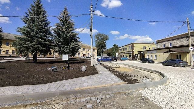 Реставрация Советской площади город Узловая
