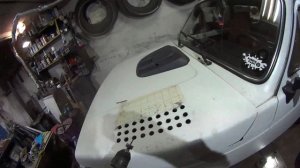 Дополнительный радиатор на ниву ,наконец то закончил ,просверлил капот