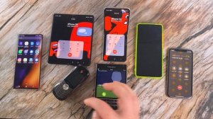 Seven Phones Voice Conference Incoming Call iPhone, Samsung, ZFold, ZFlip VERTU, N20, A52,BlackBerr