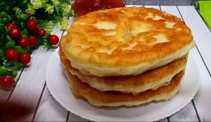 Жареные лепешки на сковороде на скорую руку. Отличная замена хлебушку