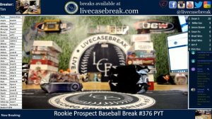 Rookie Prospect Baseball Multi Box Pack Group Break #376 PYT