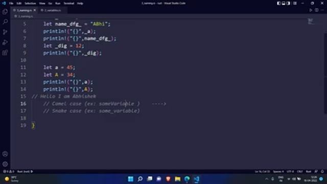 Naming Convention & Keywords In Rust | Rust Complete Tutorial In Hindi | #5 смотреть онлайн