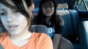 Tina and me singing in the car