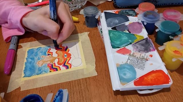 Рисовать легко. Рисунок в стиле Поп Арт.