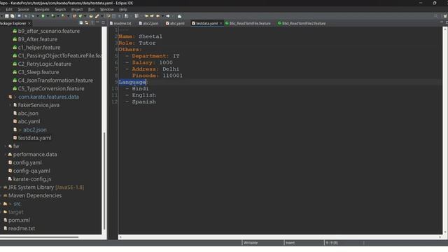 Chapter 17: How to Read/Parse External YAML File in Karate смотреть онлайн