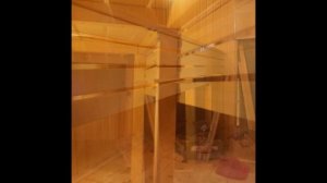 Полок для бани просто и красиво