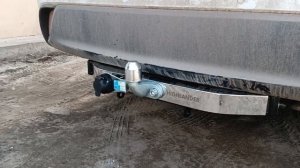 Фаркоп на Toyota Highlander 2021 без подрезки бампера Балтекс