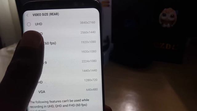 How to change Video Camera Size or Quality FHD/QHD/UHD Galaxy S8,S9 смотреть онлайн