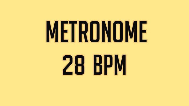 METRÔNOMO 28 BPM (METRONOME) смотреть онлайн