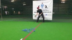 Wicket keeping using a rope for deviation