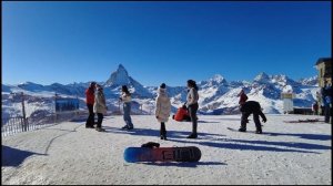 Amazing Switzerland. Winter Paradise in Gornergrat 3089 m.a.s.l. Zermatt.