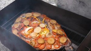 Сазан   шарабан! Сазан горячего копчения в шарабане! Красотища, да ещё и вкуснотища!
