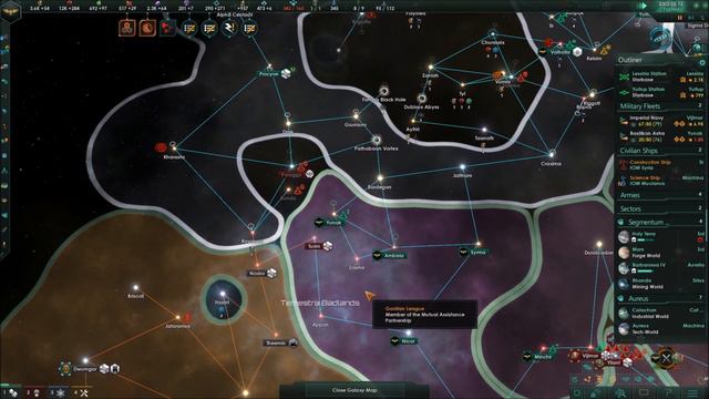 Stellaris - Imperium of Man #8 - War with Gordia смотреть онлайн