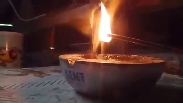 Что будет если поджечь ручку