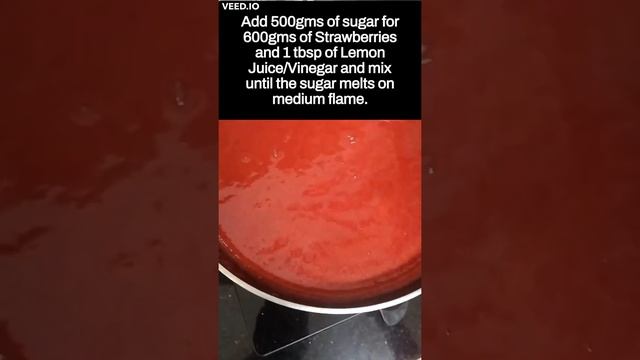 Simple Strawberry Jam Preparation