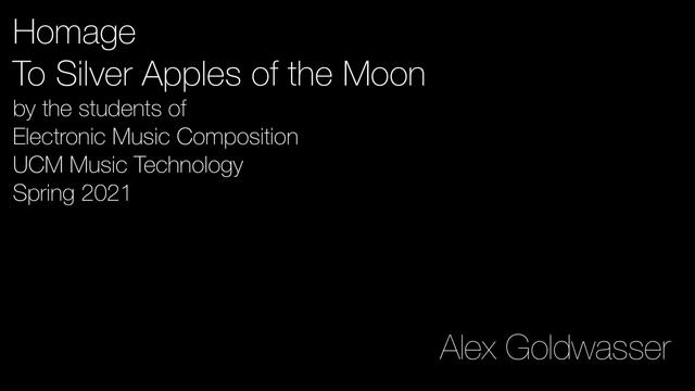 Homage to Silver Apples of the Moon смотреть онлайн