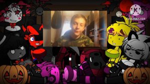 Реакция персонажей FNIA на Гуглым Фантома | Почти мамин обзор от Fantom