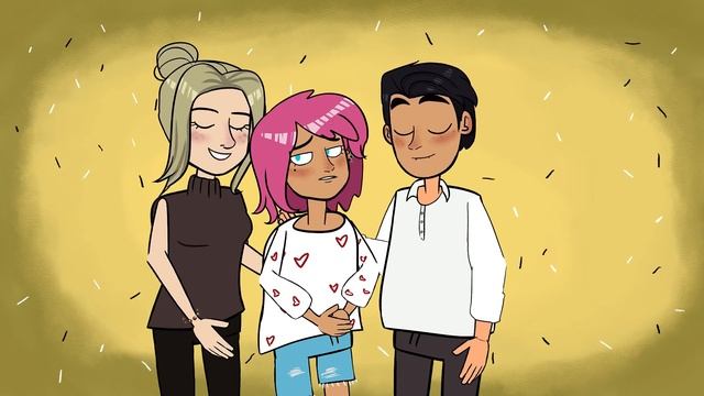 Я покрасила волосы в розовый цвет и облысела | Анимированная история про 'Правду или Действие' смотреть онлайн