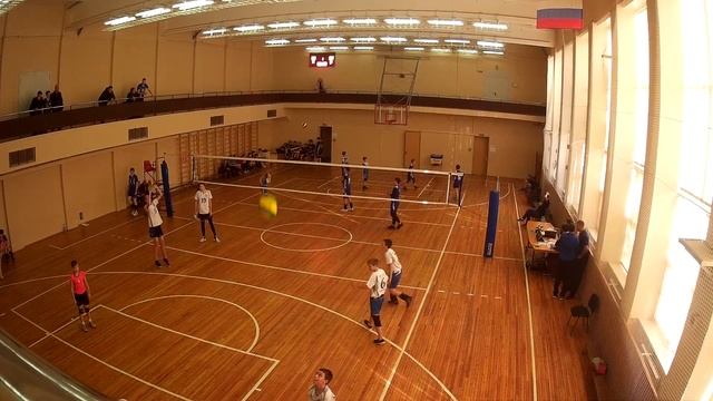 Первенство ЛО по волейболу 2004-2005. НОРУС-Кингисепп. Разминка. 13.10.2018, Сосновый Бор.