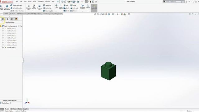 SolidWorks Building Block House смотреть онлайн