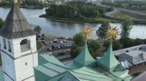 По Ярославлю пешком. Набережная Волги и Которосли. Парк Стрелка. Улицы и храмы. Виды с колокольни