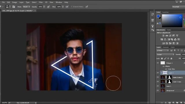 [ Photoshop Tutorial ] Neon Glow Effect | on Photoshop CS6 | (Mr.Shazil)