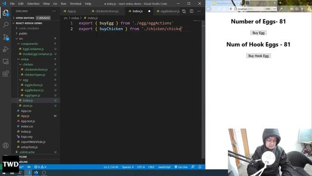 React Redux Tutorials - 6 - Hook pattern & combineReducer смотреть онлайн