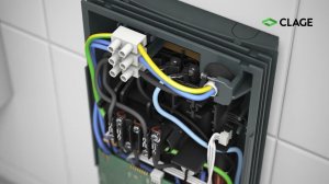 Водонагреватель проточный Clage CEX 9 Plus, мощность 6.6-8.8 кВт, однофазный, с нижним подключением