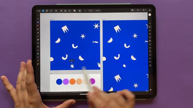 Creating vector repeat patterns in Affinity Designer with Weronika Salach