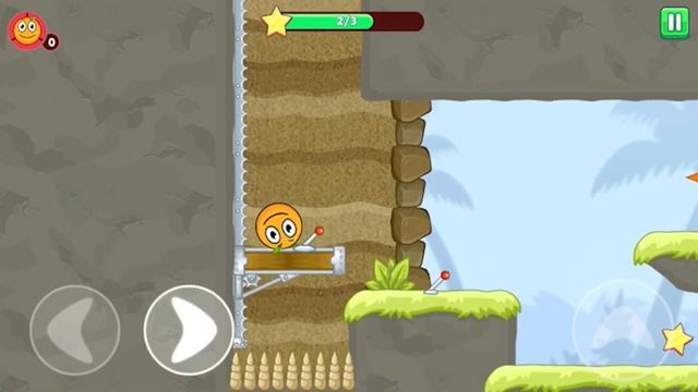 Несносный красный шарик 5, уровни 226-239 и Мега босс Паук.Red Ball 5 boss. Прохождение красный шар смотреть онлайн