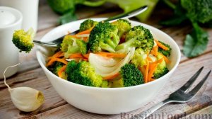 Анйо, встречайте закуску!
БРОККОЛИ ПО-КОРЕЙСКИ