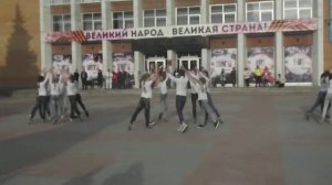 Танец Катюша на день Победы 2015. Танцевальный флешмоб. Пенза.