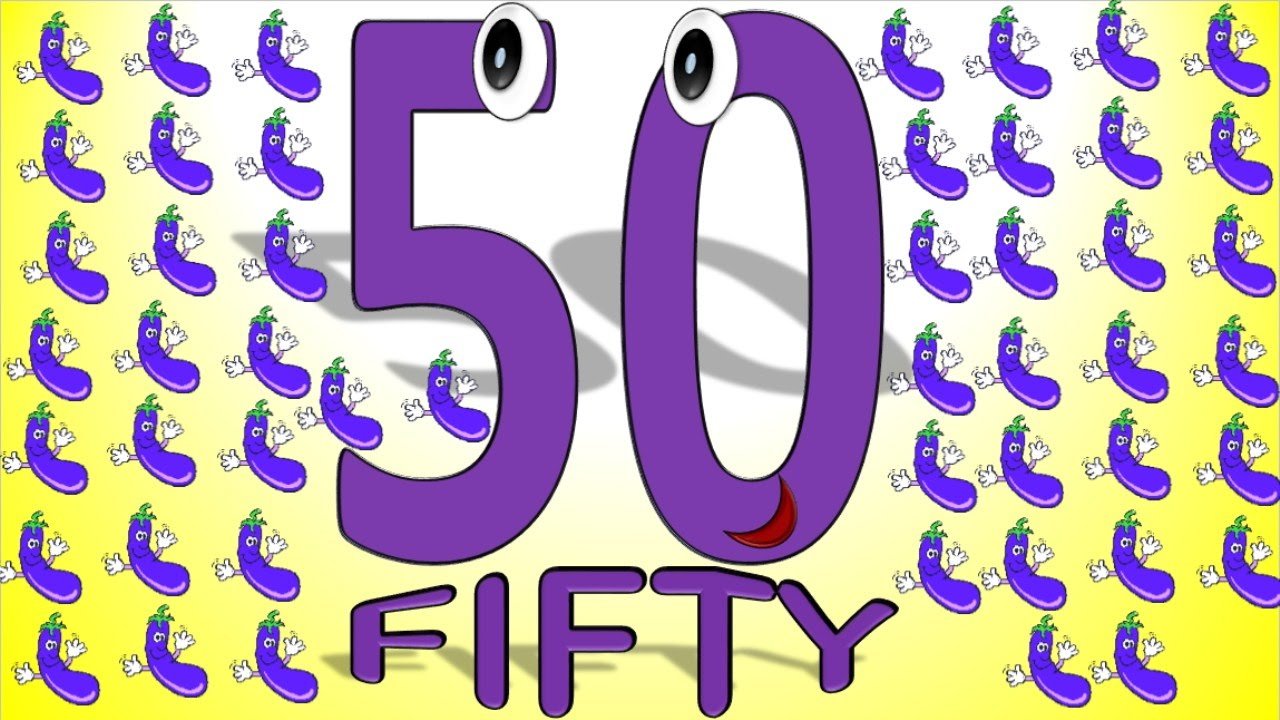 Учим АНГЛИЙСКИЙ цифры от 1 до 50 (английский для детей)