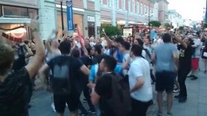 Vamos Argentina fans song, Nizhni Novgorod, Pokrovka. Болельщики Аргентины в Нижнем Новгороде 22.06