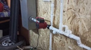 утепление гаража/отопление гаража/ процесс установки отопления гаража/ тесты отопления